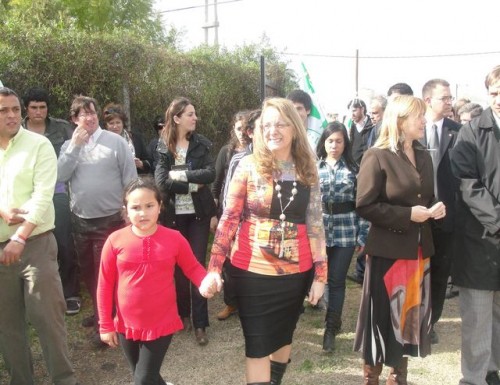 Álvarez Rodríguez recorrió junto a Alicia Kirchner obras en la quinta sección 