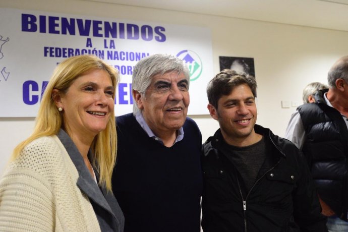 Kicillof y Magario almorzó con el clan Moyano