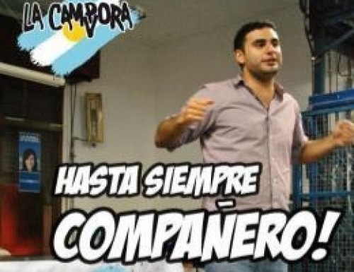 La emotiva carta de La Cámpora para Iván Heyn