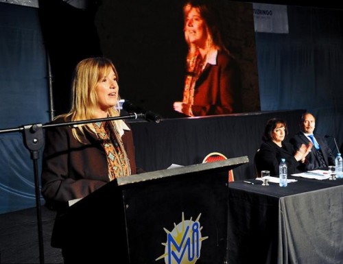 Cristina Álvarez Rodríguez reivindicó el rol de la mujer 