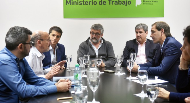 Garro, mantuvo un encuentro con empresarios de la construcción tras la detención del Pata Medina