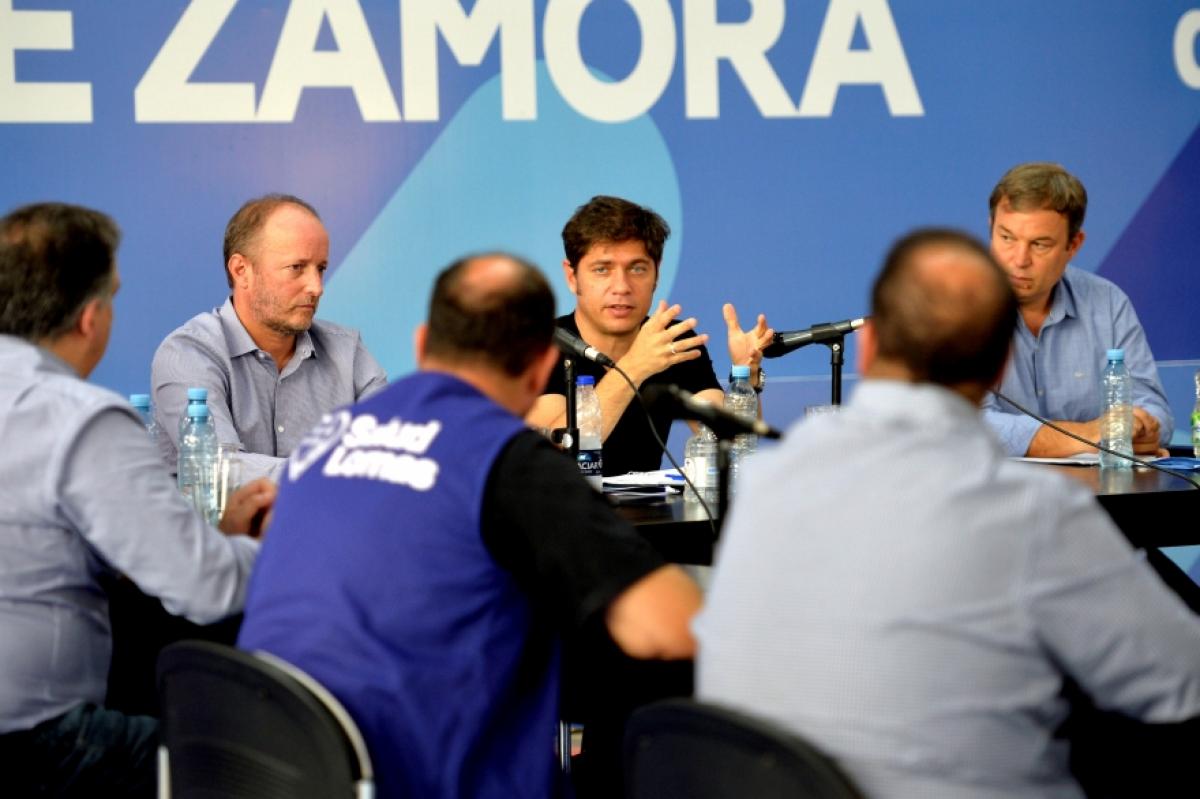 Kicillof visitól el conurbano para dar respuesta a la pandemia