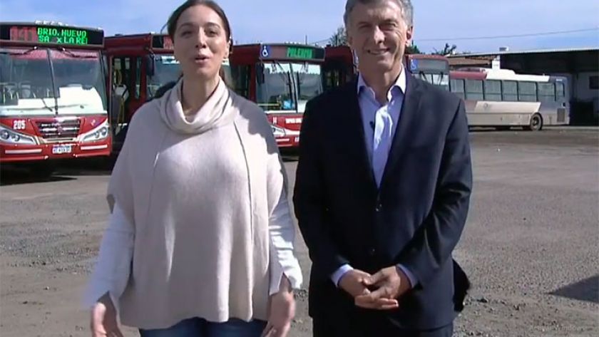 Macri y Vidal compartieron un acto para transmitir unidad ante la crisis