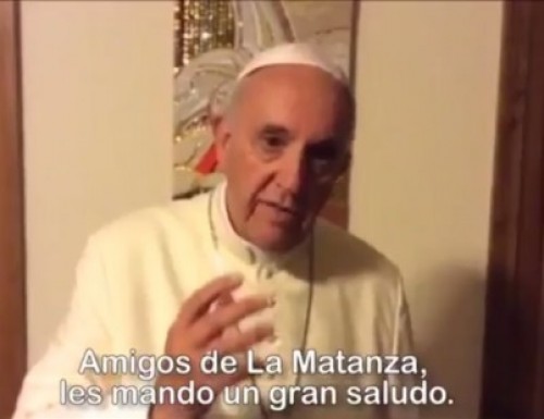respaldo del Papa a Magario