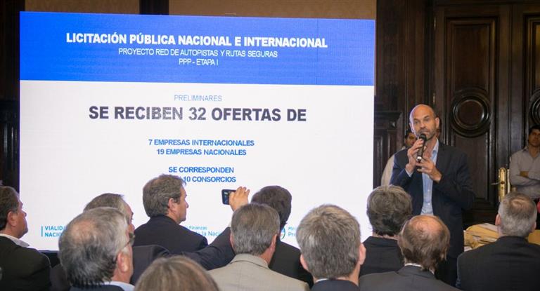 Primera licitación de PPP: se recibieron 32 ofertas 