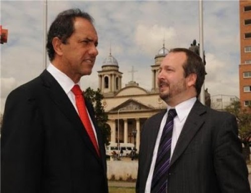 Scioli y Sabbatella encabezan hoy dos actos en apoyo a la reelección de Cristina Fernández 