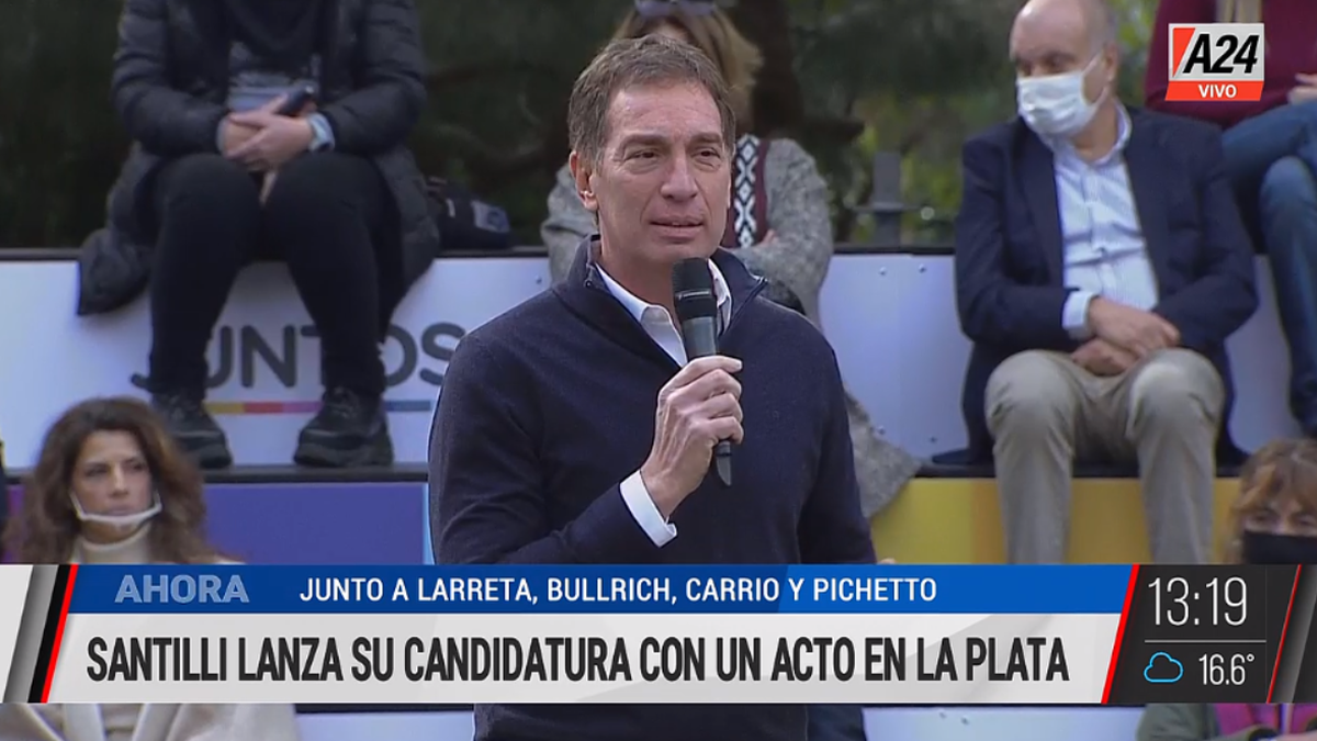 Santilli lanzó su precandidatura a diputado