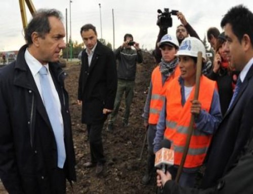 Scioli inauguró 40 cámaras de seguridad 