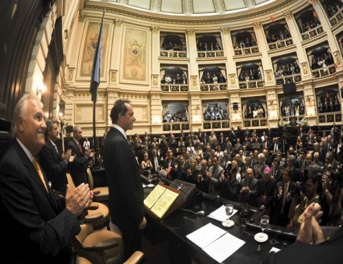 Scioli repasó su gestión en la Asamblea Legislativa