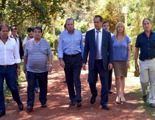 Scioli se reunio con Othacehé, Hugo Curto y Descalzo