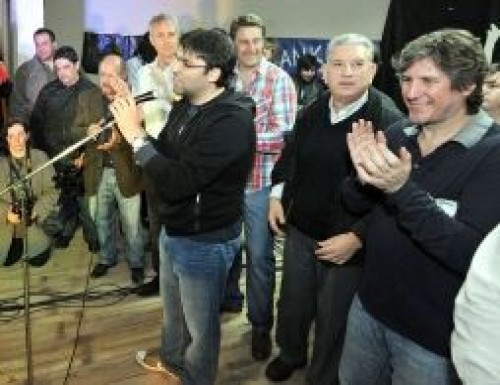 Boudou y Bossio en Tornquist